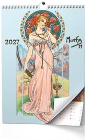 Alfons Mucha 2027 - nástěnný kalendář - autor neuvedený