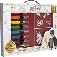 Kniha Kreatívny set s fúkacími fixkami - Harry Potter