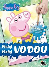 Kniha Maľuj vodou Prasiatko Peppa