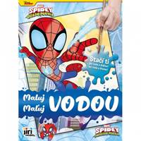Kniha Maľuj vodou Spidey