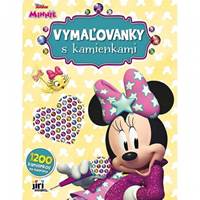 Kniha Maľovanky s kamienkami Minnie