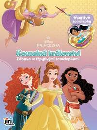 Kniha Zábava se třpytivými samolepkami Disney Princezny