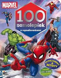 Kniha 100 samolepiek s vymaľovankami - Marvel