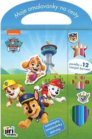 Kniha Moje omalovánky na cesty Tlapková patrola