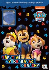 Kniha Třpytivé vyškrabávací obrázky Tlapková patrola