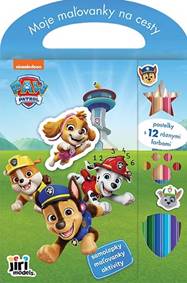 Kniha Moje maľovanky na cesty - Paw Patrol