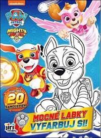 Kniha Vyfarbuj si! Labková patrola Silné labky