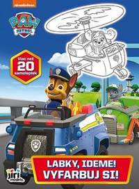 Kniha Vyfarbuj si! Labková patrola Labky, ideme!