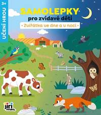 Kniha Samolepky pro zvídavé děti Zvířátka ve dne a v noci