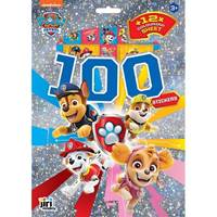 Kniha 100 samolepiek s maľovankovými listami Labková patrola