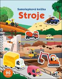Kniha Samolepková knížka Stroje