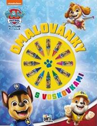 Kniha Omalovánky s voskovkami Tlapková patrola