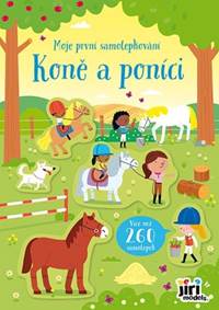 Kniha Moje první samolepkování Koně a poníci