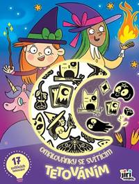 Omalovánky se svítícím tetováním Strašidla a čarodějnice