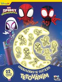 Omalovánky se svítícím tetováním Spidey