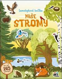 Kniha Samolepková knížka Naše stromy