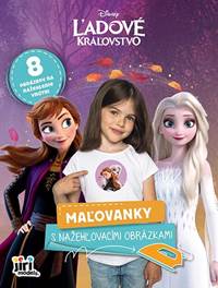 Maľovanky s nažehľovacími obrázkami Ľadové kráľovstvo