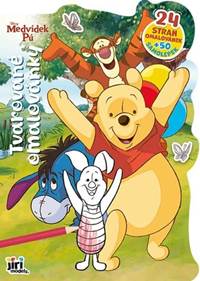 Kniha Tvarované omalovánky Medvídek Pú