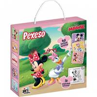 Pexesá v škatulke s maľovankami Minnie