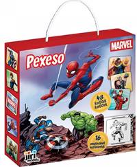 Pexesá v škatulke s maľovankami Marvel