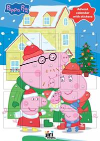 Kniha Adventný kalendár so samolepkami Prasiatko Peppa