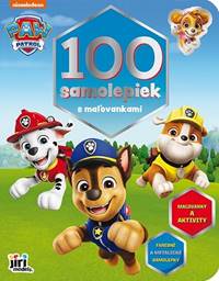 Kniha 100 samolepiek s maľovankami - Paw Patrol