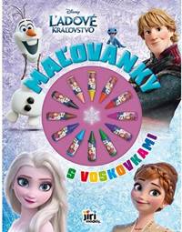 Maľovanky s voskovkami Ľadové kráľovstvo