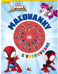 Maľovanky s voskovkami Spidey