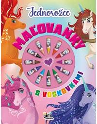 Maľovanky s voskovkami Jednorožce