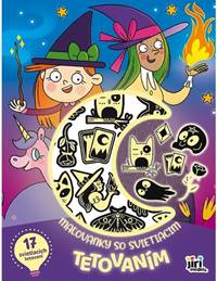 Maľovanky so svietiacim tetovaním Strašidlá a čarodejnice