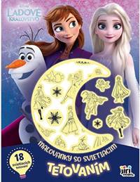 Maľovanky so svietiacim tetovaním Ľadové kráľovstvo
