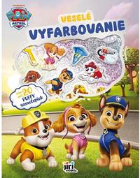 Veselé vyfarbovanie so super samolepkami Labková patrola