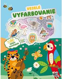 Veselé vyfarbovanie so super samolepkami Zvieratká