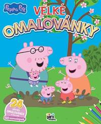 Kniha Velké omalovánky Prasátko Peppa