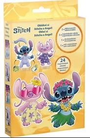 Magnetické obliekanie s maľovankou Lilo & Stitch