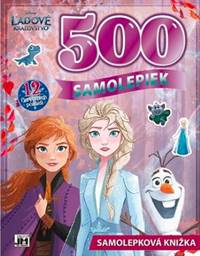 Kniha 500 samoliepek Ľadové kráľovstvo