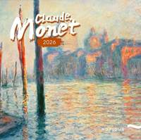 Poznámkový kalendář Claude Monet 2026 - nástěnný kalendář