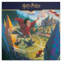 Kniha NOTIQUE Poznámkový kalendár Harry Potter 2026, 30 x 30 cm