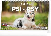 Psi 2026 - stolní kalendář