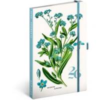 NOTIQUE Planbook diár/notes Herbár 2026, 13 x 21 cm