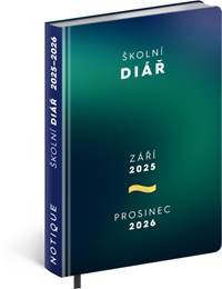 Školní diář Zelený 2025-2026