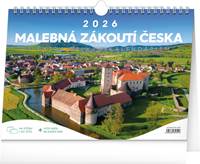 Malebná zákoutí 2026 - stolní kalendář