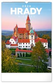 Hrady a zámky 2026 - nástěnný kalendář