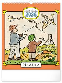 Josef Lada Říkadla 2026 - nástěnný kalendář