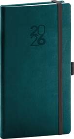 Kapesní diář Aprint Top 2026 petrolejový