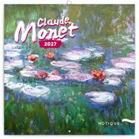 Poznámkový kalendář Claude Monet 2027 - nástěnný kalendář