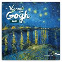 Poznámkový kalendář Vincent van Gogh 2027 - nástěnný kalendář