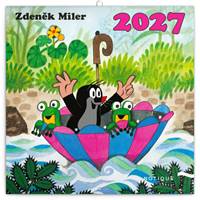 Poznámkový kalendář Krteček 2027 - nástěnný kalendář