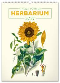 Vintage plakáty Herbář 2027 - nástěnný kalendář