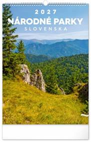 Kniha Nástenný kalendár Národné parky Slovenska 2027, 33 x 46 cm